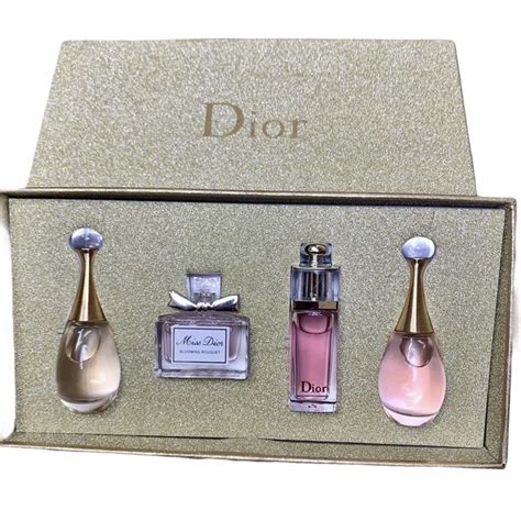 miniature dior perfume|christian dior miniature perfume set.